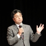 立候補予定の門間雄司氏