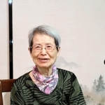熱田の思い出を語る宮脇智恵子さん＝香美町小代区大谷