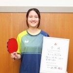 豊岡高校定時制課程として初の全国大会出場を控える西山悠香さん＝豊岡市京町