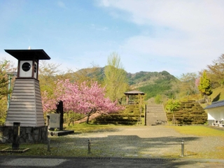 桜の名所として知られる御殿山公園＝香美町村岡区村岡（同町提供）