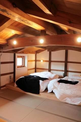 一棟貸しの「ゆっ蔵」の内部＝豊岡市城崎町今津