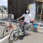 ＪＲ香住駅前のレンタサイクル＝香美町香住区七日市
