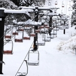 雪に恵まれたスキー場＝スカイバレイスキー場