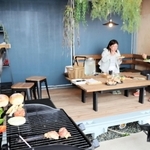 ＢＢＱが楽しめるコンテナ＝養父市丹戸
