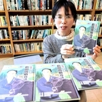 漫画「前田周助物語」を手がけた岡紀子さん＝香美町村岡区村岡