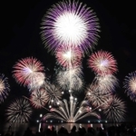 昨年の「香住ふるさとまつり海上花火大会」＝２０２３年７月２２日、香美町香住区