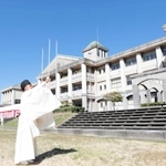 竹野学園の新校舎着工に向けて開かれた安全祈願式＝竹野中学校