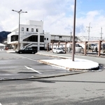 ロータリーの改修や自由通路の整備事業が進められるＪＲ和田山駅南側＝朝来市和田山町東谷