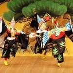 ２０２４年１２月に公演された「葛畑三番叟」＝養父市八鹿町八鹿