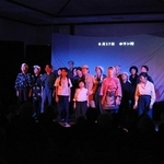 高橋村満州開拓団の史実を基に制作された演劇が豊岡市内３カ所で上演された＝同市但東町久畑