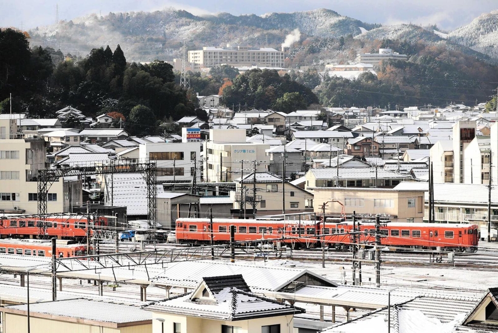 兵庫北部の但馬で雪化粧広がる 4日の最大積雪 豊岡3センチ、兎和野高原