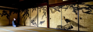 「孔雀の間」＝２０２２年９月、大乗寺