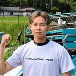 日本陸上競技選手権大会の男子１００メートルに出場する和田蒼汰さん＝養父市三宅