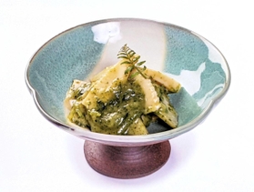 春の山里の香りを堪能できる、タケノコの「木の芽和え」