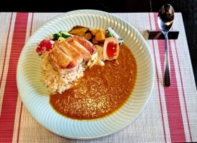 創作料理店「醸」のスパイスカレー＝丹波篠山市立町
