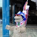 こどもの日には、背中にこいのぼり＝丹波市氷上町