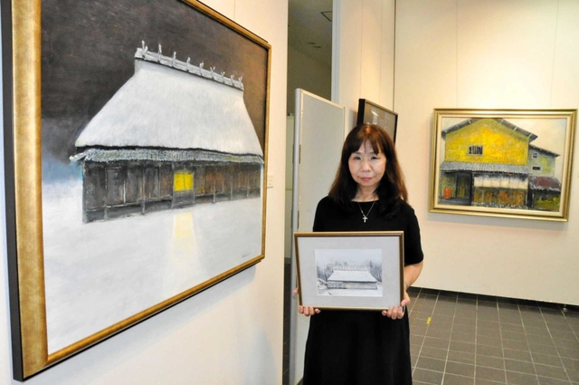 日本の原風景 描く３２点 絵画教室主宰の井本さんと生徒が作品展 丹波 神戸新聞next