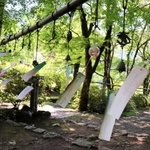 涼しげに揺れる風鈴＝高源寺