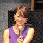 ラジオ番組の公開収録に出演した酒井法子さん＝「ヱビスシネマ。」