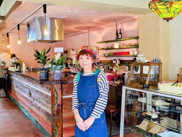 ５月１日にカフェ＆ベイク「クルリ」を開く原田久美子さん＝丹波篠山市福住