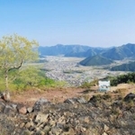 天守台からの勝景に主君（上司）もご満悦だった＝丹波市