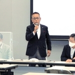 中森俊介投手の後援会が開いた設立総会の様子＝丹波篠山市民センター