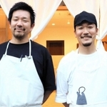 共同運営する佐田祥毅さん（左）と小菅庸喜さん＝丹波篠山市古市、素滋食堂