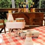 キャンプ愛好家への訴求を目指す「丹波七蔵ゴールデンミックス」＝丹波悠遊の森