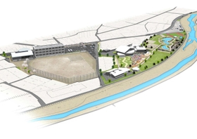 丹波市が２０２６年度の全面開園を目指す「新山南中央公園」（仮称）のイメージ図（丹波市提供）