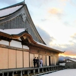 雪の日の篠山城大書院（１月３０日撮影）