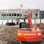 解体前の岩手県大槌町の旧庁舎（２０１８年１２月）＝原哲夫さん撮影
