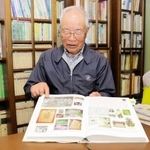 牧野富太郎について語る樋口清一さん＝丹波篠山市