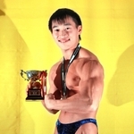 ボディービルの大会で優勝し、さらなる飛躍を誓う檜皮哲希さん＝丹波篠山市