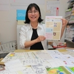 さまざまな「視覚支援」ツールをリリースし、セミナーや相談事業も手がけてきた「おめめどう」の奥平綾子社長＝丹波篠山市味間奥