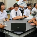 ツバメと人間の関係性などを考え、意見を交わす生徒たち＝篠山東中学校