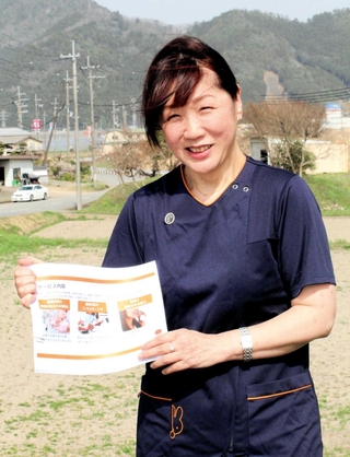 「施設ごとの事情をお聞きした上でアイデアを出したい」と語る柿原朱美さん＝丹波市氷上町稲継