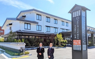 完成したルートイングループの新ホテル＝丹波篠山市小川町