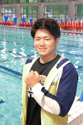 全国大会につながる標準記録突破を目指す山本拓馬さん＝丹波篠山市西谷