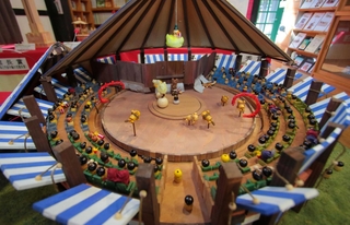 準グランプリを受賞した大森春菜さんの「からくりサーカス場」＝丹波市柏原町田路