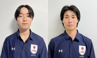 左から田中竜次さん、中井一希さん（提供）