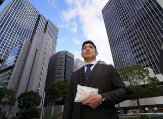 企業提案を通じて、農業に縁遠い都会の会社と農地をつないでいる難波聖良さん＝大阪市北区梅田１