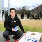 コーンホールの魅力を語る高槻浩之さん＝丹波市春日町黒井