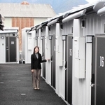 「動くホテル」、丹波市に登場　コンテナ型、災害時には輸送し活用　車いすで利用しやすい部屋も