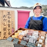 自ら育てた米粉を素材にしたスイーツ店を開いた櫻本めぐみさん＝丹波篠山市垂水