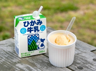 なめらかプリンとひかみ牛乳