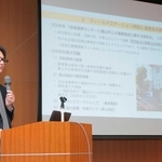 第１部では大学と地域の連携の歩みなどを振り返った＝丹波篠山市民センター