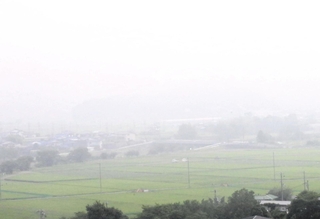 住吉台から見下ろした丹波篠山の田園地帯＝丹波篠山市内