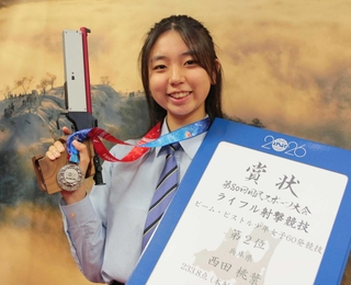 集大成の国スポで躍進した西田桃葉さん＝丹波市役所