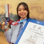 集大成の国スポで躍進した西田桃葉さん＝丹波市役所