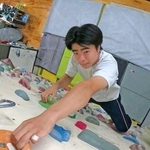 ２年ぶりの近畿大会で飛躍を誓う吉竹輝太郎さん＝柏原高校